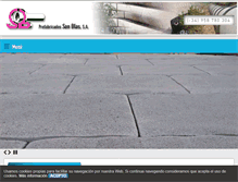 Tablet Screenshot of prefabricadossanblas.com